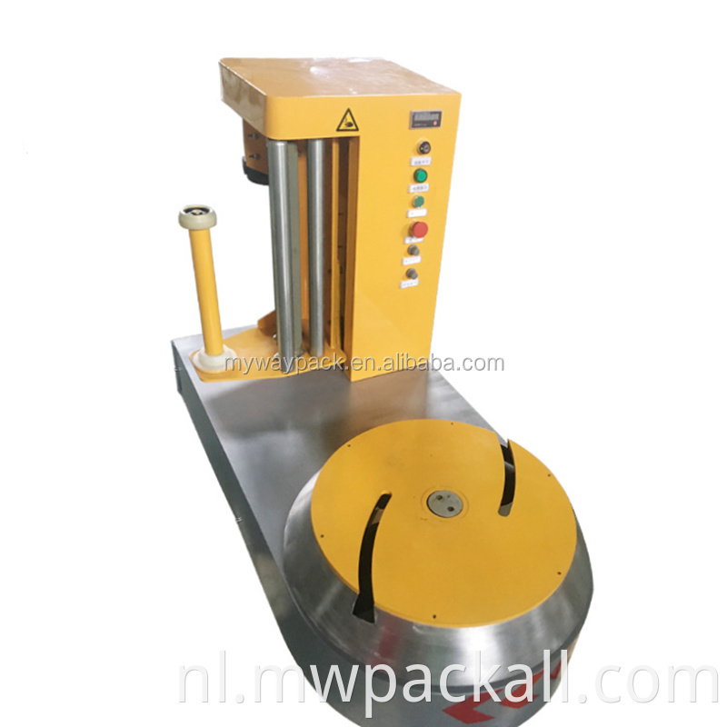 Hoogrenderende volautomatische verpakkingsmachine / bagageverpakkingsmachine voor luchthaven